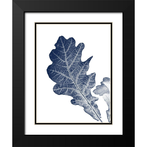 True Blue Black Modern Wood Framed Art Print with Double Matting by Phillip, Jamie