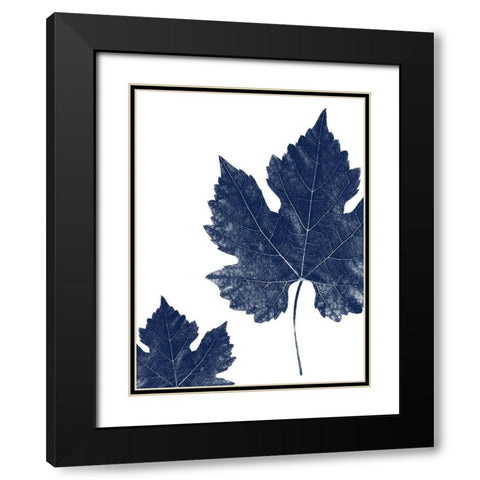True Blue 2 Black Modern Wood Framed Art Print with Double Matting by Phillip, Jamie