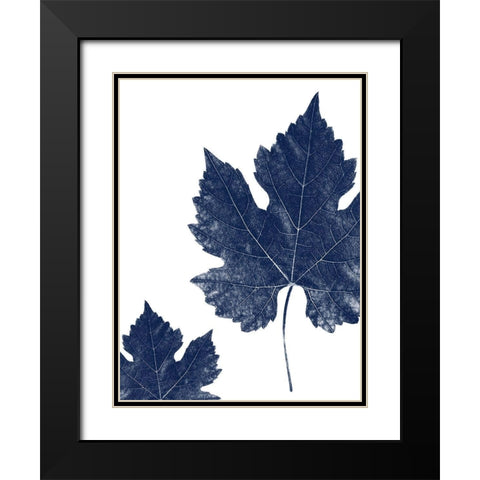 True Blue 2 Black Modern Wood Framed Art Print with Double Matting by Phillip, Jamie