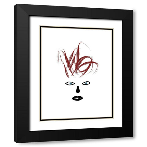 Hey Girl 3 Black Modern Wood Framed Art Print with Double Matting by Phillip, Jamie