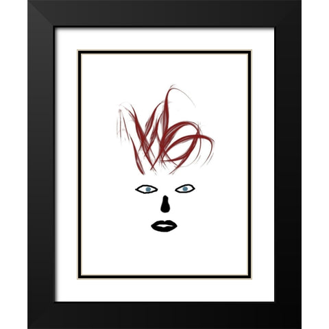 Hey Girl 3 Black Modern Wood Framed Art Print with Double Matting by Phillip, Jamie