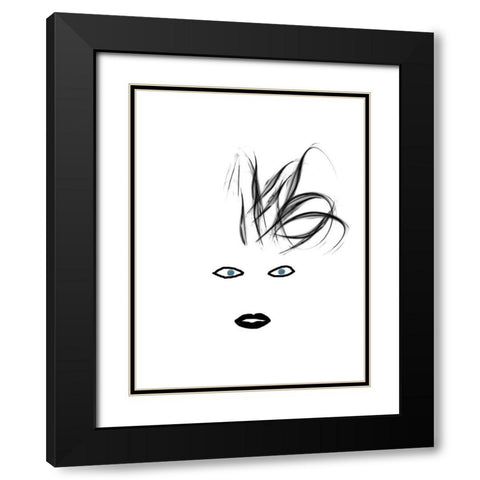 Hey Girl 4 Black Modern Wood Framed Art Print with Double Matting by Phillip, Jamie
