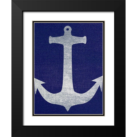 Anchor Black Modern Wood Framed Art Print with Double Matting by Phillip, Jamie