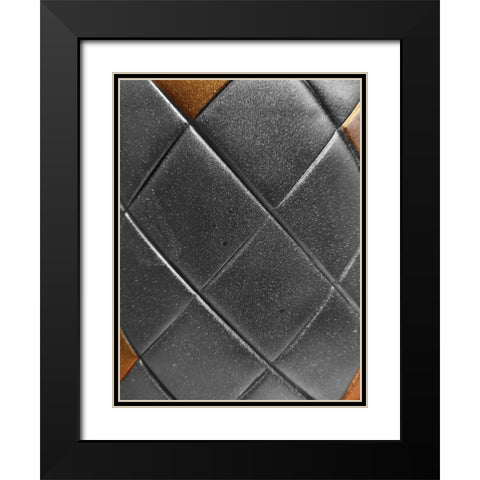 Black Gold Black Modern Wood Framed Art Print with Double Matting by Phillip, Jamie