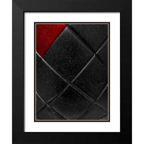 Red Pop Black Modern Wood Framed Art Print with Double Matting by Phillip, Jamie