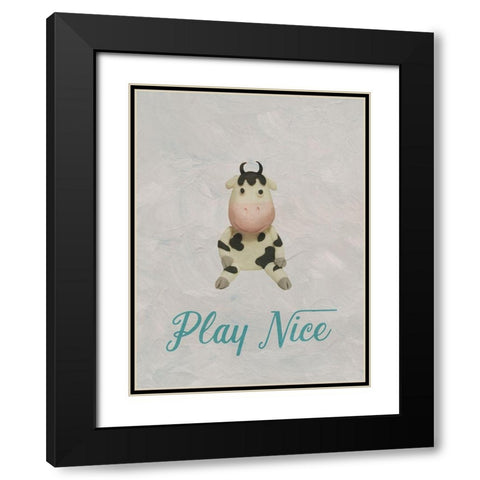 Baby Room Black Modern Wood Framed Art Print with Double Matting by Phillip, Jamie