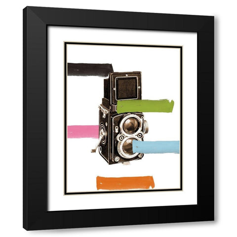 Retro Snap Black Modern Wood Framed Art Print with Double Matting by Phillip, Jamie