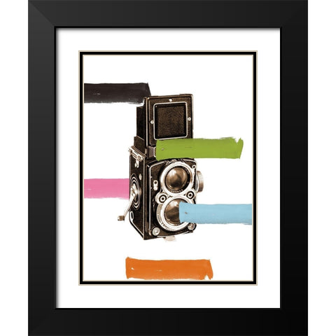 Retro Snap Black Modern Wood Framed Art Print with Double Matting by Phillip, Jamie