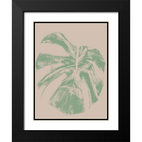 Marquis Palm Black Modern Wood Framed Art Print with Double Matting by Phillip, Jamie