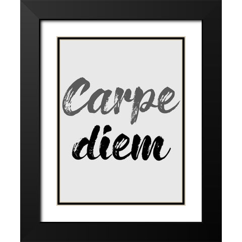 The Day Black Modern Wood Framed Art Print with Double Matting by Phillip, Jamie