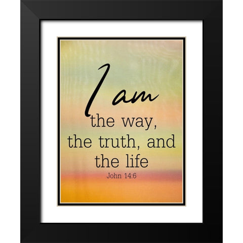 The Life Black Modern Wood Framed Art Print with Double Matting by Phillip, Jamie