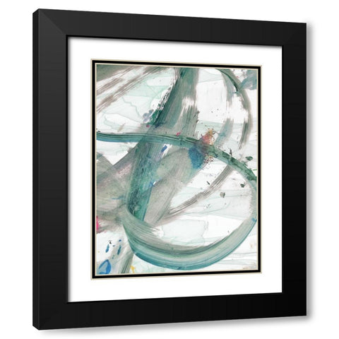 Studio J 3 Black Modern Wood Framed Art Print with Double Matting by Phillip, Jamie