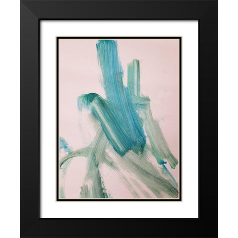 Studio J 4 Black Modern Wood Framed Art Print with Double Matting by Phillip, Jamie