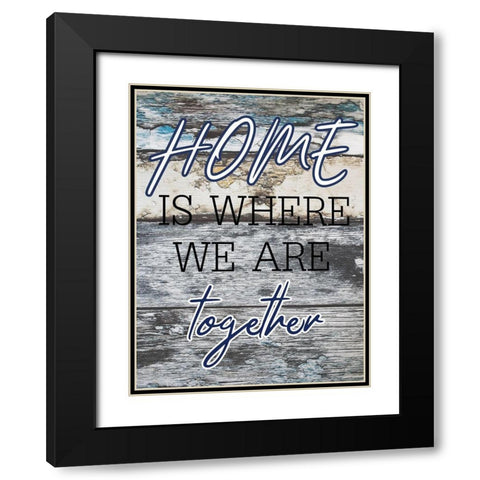 Home Black Modern Wood Framed Art Print with Double Matting by Phillip, Jamie
