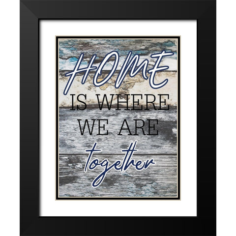 Home Black Modern Wood Framed Art Print with Double Matting by Phillip, Jamie