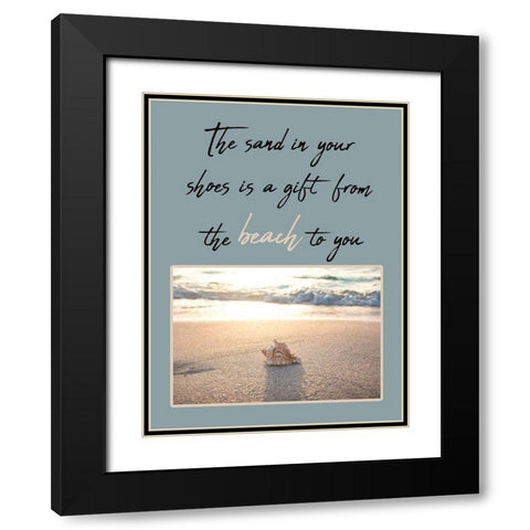 Sand Black Modern Wood Framed Art Print with Double Matting by Phillip, Jamie