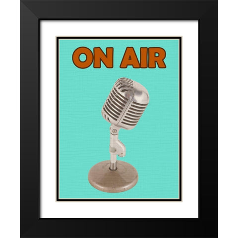 On Air Black Modern Wood Framed Art Print with Double Matting by Phillip, Jamie