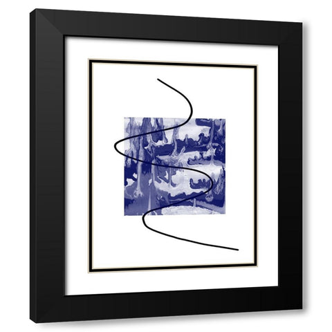 Radio Waves 1 Black Modern Wood Framed Art Print with Double Matting by Phillip, Jamie