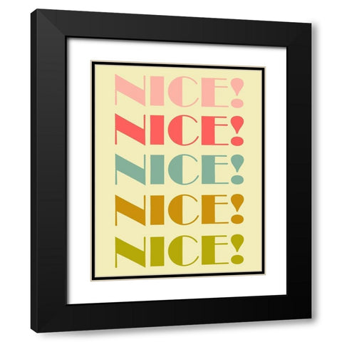 Nice! Black Modern Wood Framed Art Print with Double Matting by Phillip, Jamie