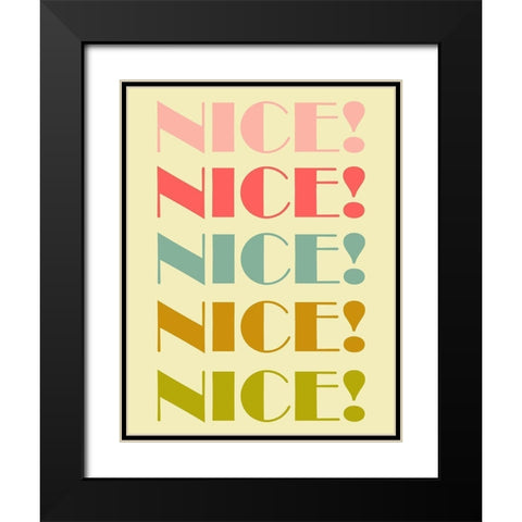 Nice! Black Modern Wood Framed Art Print with Double Matting by Phillip, Jamie