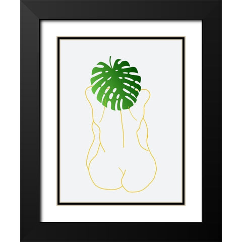 Bath Time Black Modern Wood Framed Art Print with Double Matting by Phillip, Jamie