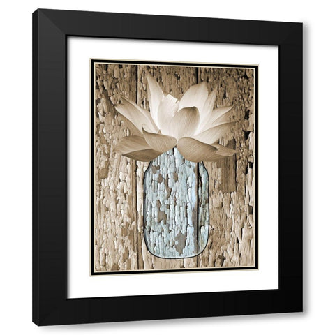 Potted Plant 2 Black Modern Wood Framed Art Print with Double Matting by Phillip, Jamie