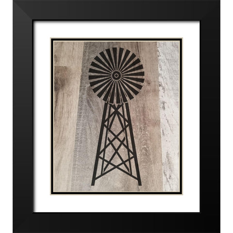 Farmimg 2 Black Modern Wood Framed Art Print with Double Matting by Phillip, Jamie