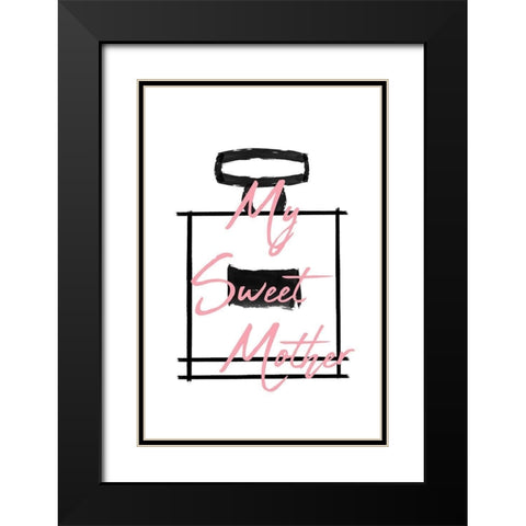 Perfume 1 Black Modern Wood Framed Art Print with Double Matting by Phillip, Jamie