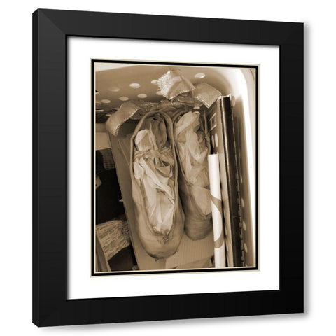 Dance Studio Black Modern Wood Framed Art Print with Double Matting by Phillip, Jamie