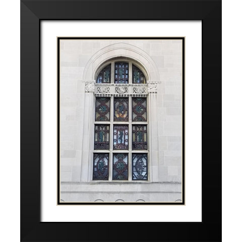 Hansentech 1 Black Modern Wood Framed Art Print with Double Matting by Phillip, Jamie