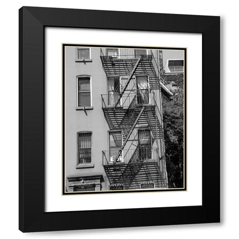 Escape 3 Black Modern Wood Framed Art Print with Double Matting by Phillip, Jamie
