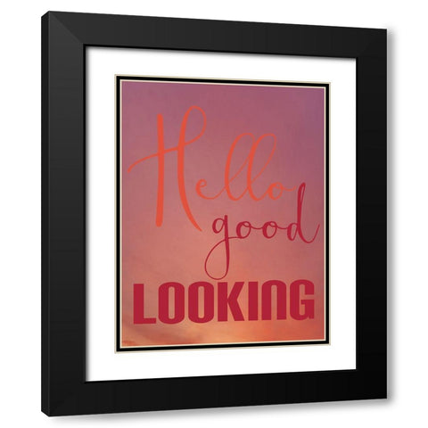 Good Looking Black Modern Wood Framed Art Print with Double Matting by Phillip, Jamie