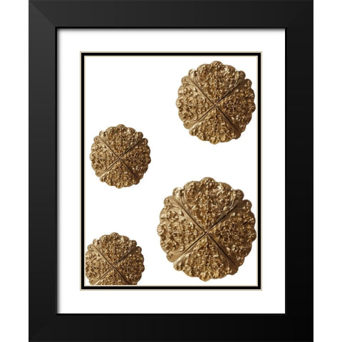 Medalian Gold Black Modern Wood Framed Art Print with Double Matting by Phillip, Jamie