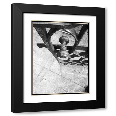 Gate Black Modern Wood Framed Art Print with Double Matting by Phillip, Jamie