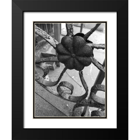 Gate 2 Black Modern Wood Framed Art Print with Double Matting by Phillip, Jamie