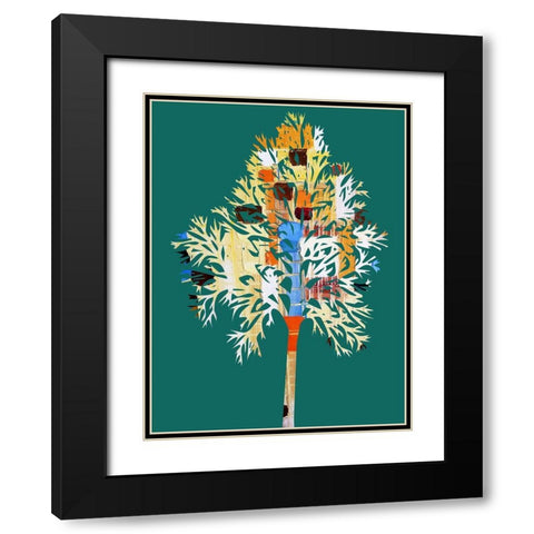 Sprung 1 Black Modern Wood Framed Art Print with Double Matting by Phillip, Jamie