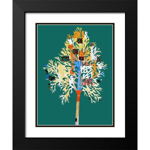Sprung 1 Black Modern Wood Framed Art Print with Double Matting by Phillip, Jamie