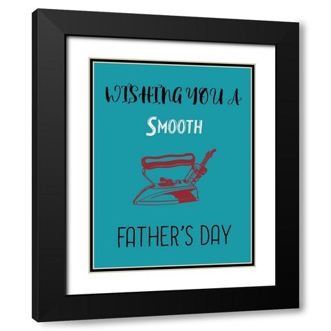 Father 3 Black Modern Wood Framed Art Print with Double Matting by Phillip, Jamie
