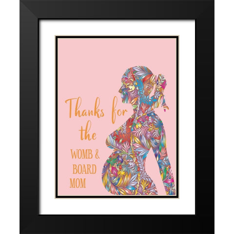 Mother 5 Black Modern Wood Framed Art Print with Double Matting by Phillip, Jamie