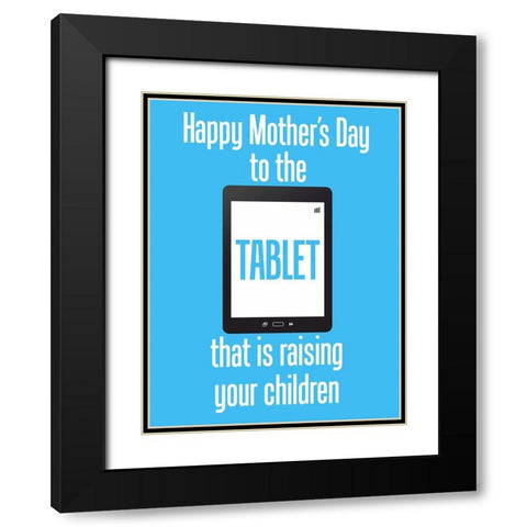 Mother 8 Black Modern Wood Framed Art Print with Double Matting by Phillip, Jamie