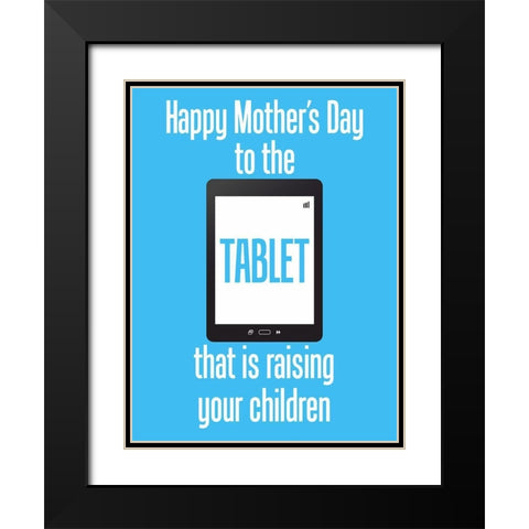 Mother 8 Black Modern Wood Framed Art Print with Double Matting by Phillip, Jamie