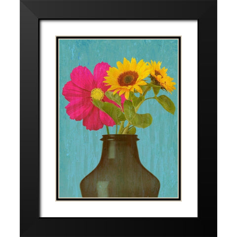 Spring Vase 2 Black Modern Wood Framed Art Print with Double Matting by Phillip, Jamie