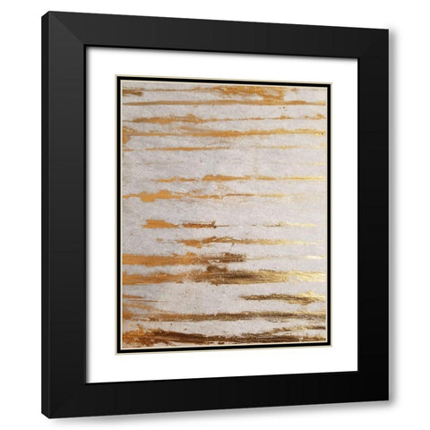 Golden Creation 1 Black Modern Wood Framed Art Print with Double Matting by Phillip, Jamie