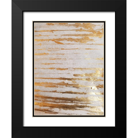 Golden Creation 2 Black Modern Wood Framed Art Print with Double Matting by Phillip, Jamie