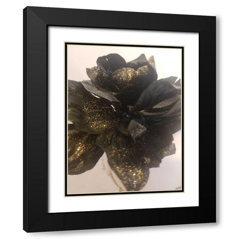 Black Rose Gold Black Modern Wood Framed Art Print with Double Matting by Phillip, Jamie