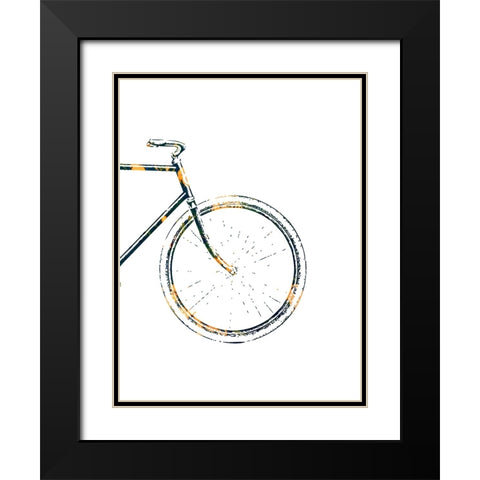 Bicycle Travel 4 Black Modern Wood Framed Art Print with Double Matting by Phillip, Jamie
