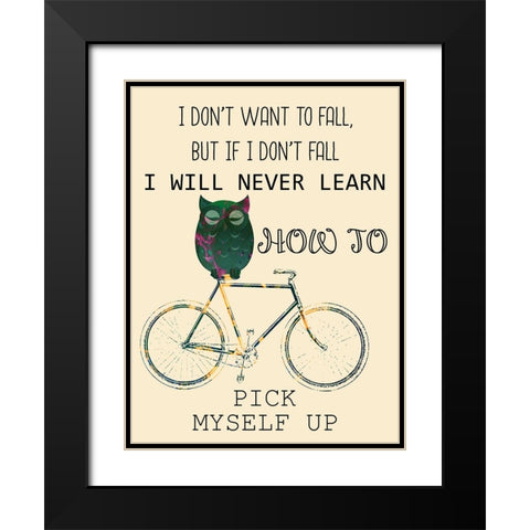 Bicycle Travel 5 Black Modern Wood Framed Art Print with Double Matting by Phillip, Jamie