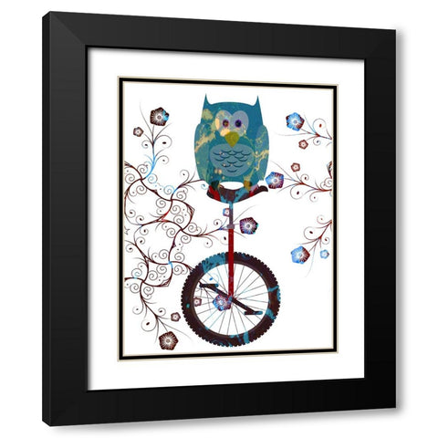 Bicycle Travel 8 Black Modern Wood Framed Art Print with Double Matting by Phillip, Jamie