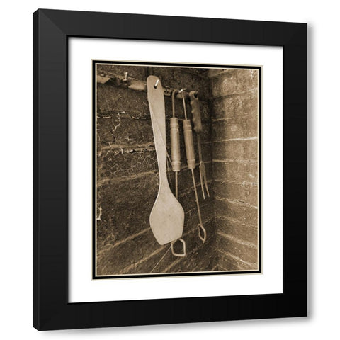 Old Cook House 1 Black Modern Wood Framed Art Print with Double Matting by Phillip, Jamie