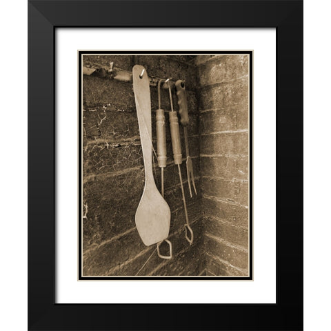 Old Cook House 1 Black Modern Wood Framed Art Print with Double Matting by Phillip, Jamie